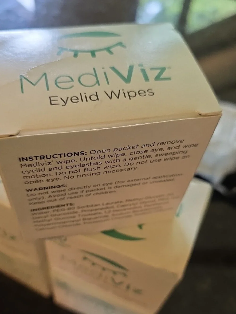 Eyelid Wipes - Soothing Teal (30 Individually Wrapped Wipes)